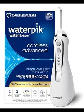 Waterpik Cordless Advanced Water Flosser - White